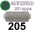 45ЛЛ (28s/2) Нитки армированные Peri ЛЛ45(28/2)-(205)200яр