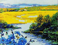 Набір для творчості зі стразами, 31 * 40 см. Літній полудень