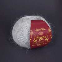 F36 Angora 50% Avanti Yarn-св.сірий меланж