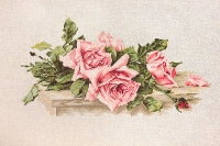 BL22400 Розовые розы. Набор для вышивки крестом