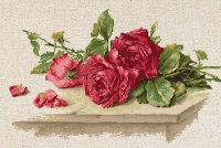 BL22411 Красные розы. Набор для вышивки крестом